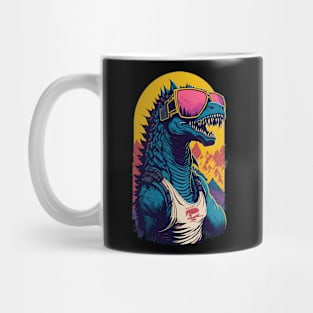 Retro Godzilla Mug